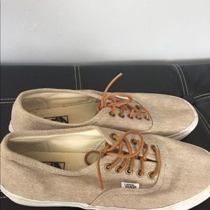 Tan Authentic Vans